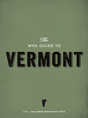 cover image of The WPA Guide to Vermont